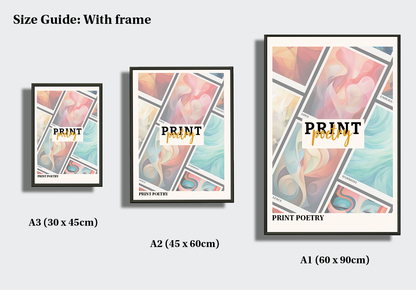 Size Guide With Frame